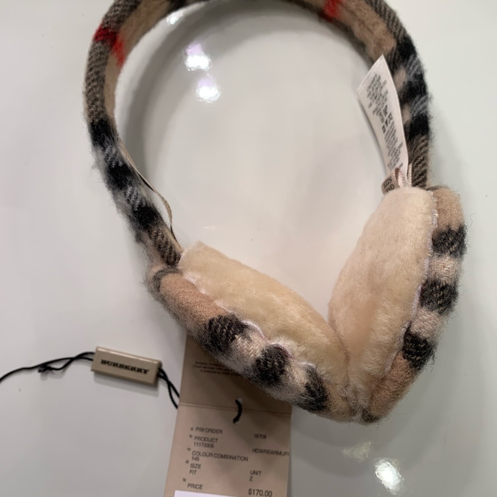 Authentic Burberry Earmuffs